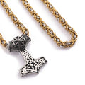 Mens Bold Jewelry Wholesale Stainless Steel Pendant Necklace Jewelry King Chain Viking Necklace Jewelry