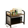 Assembly Design  Kitchen Appliances Foldable Storage Rack Cabinet Kitchen Storage Rack Metal Microwave Oven Rack