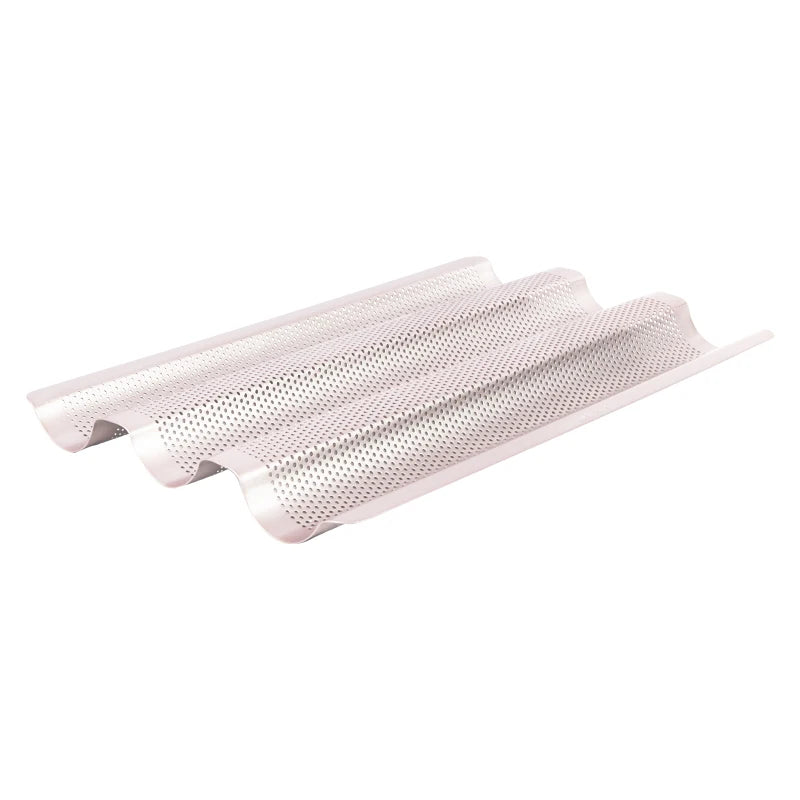 CHEFMADE Carbon Steel Bakeware Nonstick French Loaf Bread Bakery Baguette Pan Baking Tray
