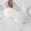 Wholesale Fluffy Eye Mask Soft Comfortable Blindfold Eyeshade Eye Covers Fur Sleeping Mask for Kids Female