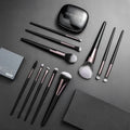 Custom Black Magic Makeup Foundation Brush Own Brand New Product With Bag Blush Makeup Brush Set