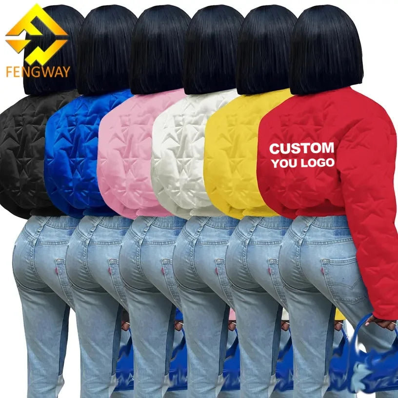 New Winter Thick Warm Short Puffer Jacket Women's Cotton-Padded Jacket Zipper Baseball Collar Bubble Jacket