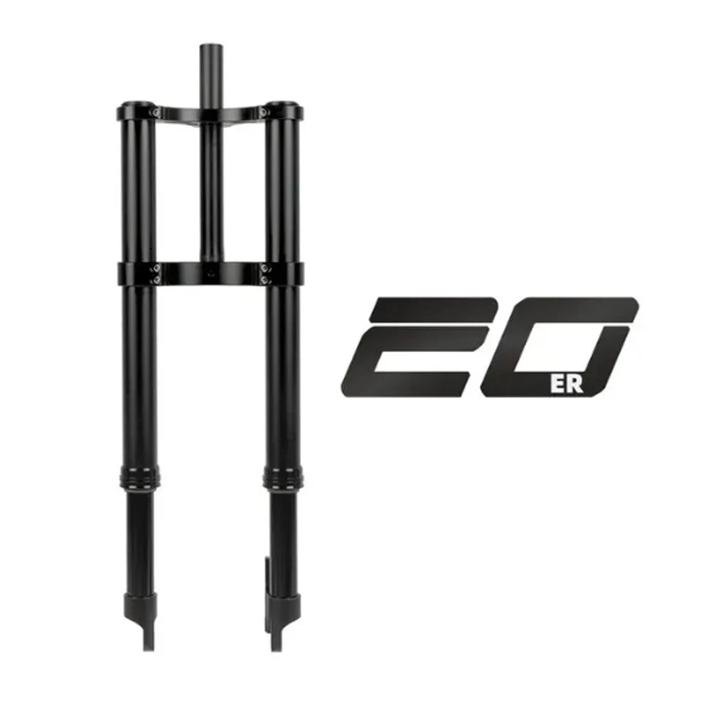 20x4.0 20 Inch Fat Tire Electric E Snow Bike Bicycle Shock Inverted Spring Suspension Front Fork