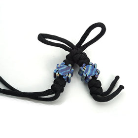 China Product Manufacturers Titanium Alloy Stainless Steel Spider Lanyard Paracord Beads Knife Accessories Pendant