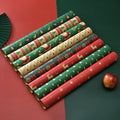 Zexwrap Christmas Santa Claus Cartoon Wrapping Paper for Gift Packing Decoration