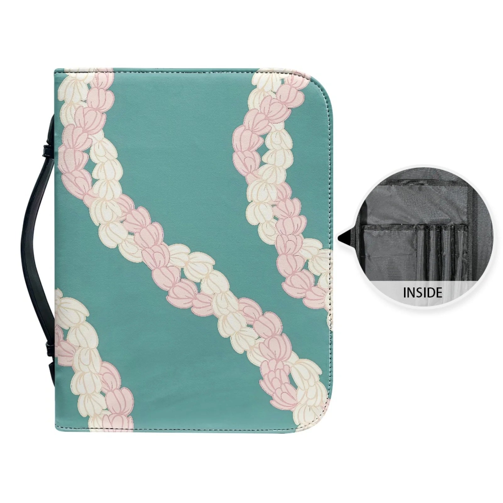 Custom Pattern West Western Style Flowers Printed Bible Covers for Women Men Bible Carrying Case Church Bag Bible Protective