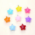 Resin Star Pendants Bulk Bead Pendants Children's Gender Charms for Jewelry Making Star Charms