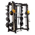 Workout Multi-functional Gym Trainer Power Cage All in One Smith Machine with Weight Stack