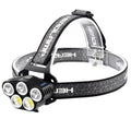 High Power Lightweight USB Rechargeable LED Head Light Waterproof Mini Sensor Mac Head Lamp for Hunting Lithium Ion Battery MegaBDM