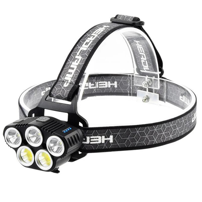 High Power Lightweight USB Rechargeable LED Head Light Waterproof Mini Sensor Mac Head Lamp for Hunting Lithium Ion Battery MegaBDM