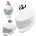 Detachable Cartoon Motorcycle Helmet Accessories New Condition Motocross Horns for Ski Bicycle Motorbike Applications