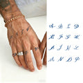 Bxtats Custom Herbal Genipin Juice Ink Tattoo Symbols Minimalism Fingers Tattoos Last 1-2 Weeks Semi Permanent Tattoo Stickers