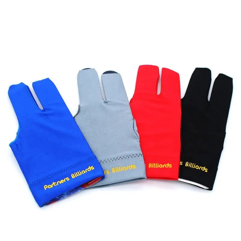 Wholesale Cheap Price Open Finger 3 Fingers Left Hand Billiard Gloves Snooker/pool Glove for Sale