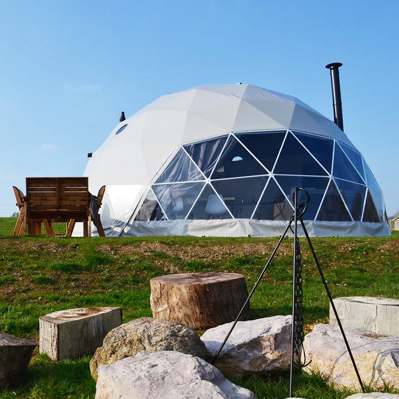 Steel Frame Geodesic Domo Wedding Tents for Events