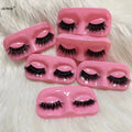Luxury 5D 25mm Mink Eyelashes Vendor Wholesale Full Strip Mink Lash 8D Fluffy Private Label Eyelash
