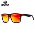 KDEAM Brand Sunglasses Classic Square Polarized Sunglasses Men Fashion Retro Yellow Lens Driving Sunglasses Male UV400 KD156