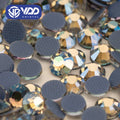 VDD 223 Sea Light New Color Hotfix Glass Rhinestones Crystal Flatback Glitter Strass Stones for DIY Crafts Clothes Decoration