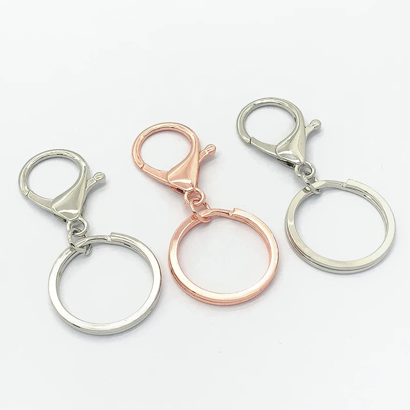 Customize Any ColorLobster Clasp Keychain Key Chain Lobster Clasp With Turn Buckle Diy Jewelry Accessories