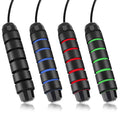 Adjustable Jump Rope 160g Weighted Gym Fitness Jump Rope Tangle-Free Bearings Plastic Material for Skipping Rope Exercises