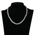 Latest Elegant 925 Sterling Sliver Freshwater Potato Pearl Necklace for Sale