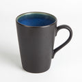 Shengjing 300ml Porcelain Modern Design Blue Mug for Cafe & Restaurant Use