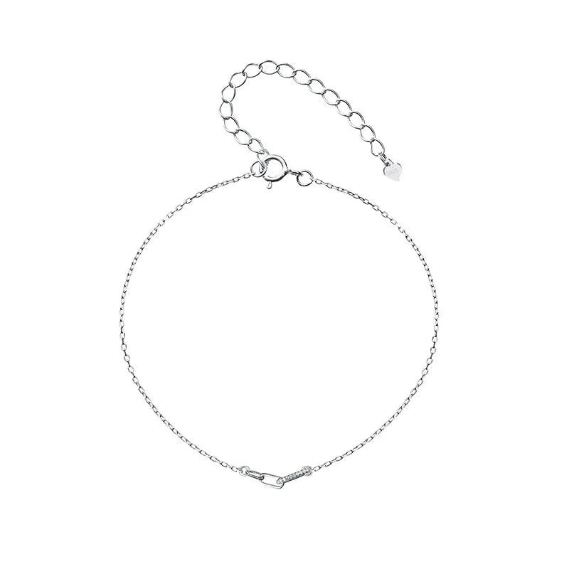Minimalist Variety Charm Bracelets Women 925 Sterling Sliver Bracelet Jewelry