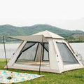 3/4/6 People Large Double Layer Waterproof Cabin Instant Camping Tents for Outdoor Picnic Camping