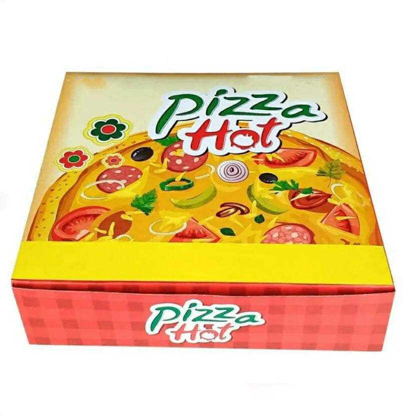 Kraft Corrugated Octangle Shape Pizza Packaging Paper Box with Custom logo