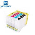 MoYang Refillable Ink Cartridge Compatible for EPSON IC46 ICBK46 PX-A720/A620/V780/FA700/A640 Printer Refill with ARC Chip