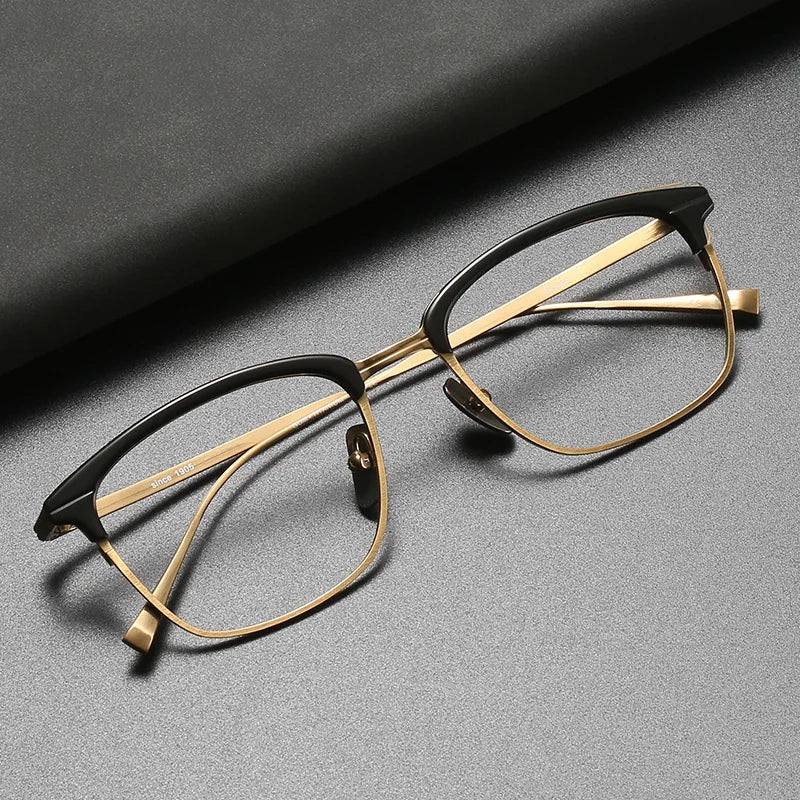 CS-BASIE Best Sale Factory Supply Pure Titanium Frames Eyewear Frame Optical Glasses Eyeglasses Frames in Stock