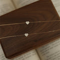 Summer Season Trending Bracelets Gold Plated Cubic Zirconia Dainty Heart Bracelet