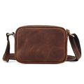 Custom Logo Vintage Genuine Leather Crossbody Sling Shoulder Messenger Bag for Men Durable Crazy Horse Leather Stylish Fashion