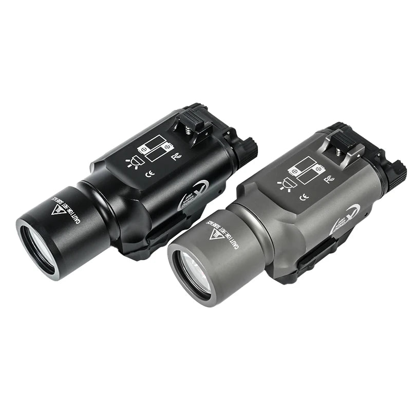 LWXC Metal Tactical Flashlight X300 Scout Light Outdoor Field Lighting Momentary+Constant Dual Function Switch