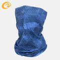 Summer Cooling Custom Print Seamless Face Mask Scarf Super Elastic UPF 50 Navy Outdoor Fishing Tubular Bandana for Men