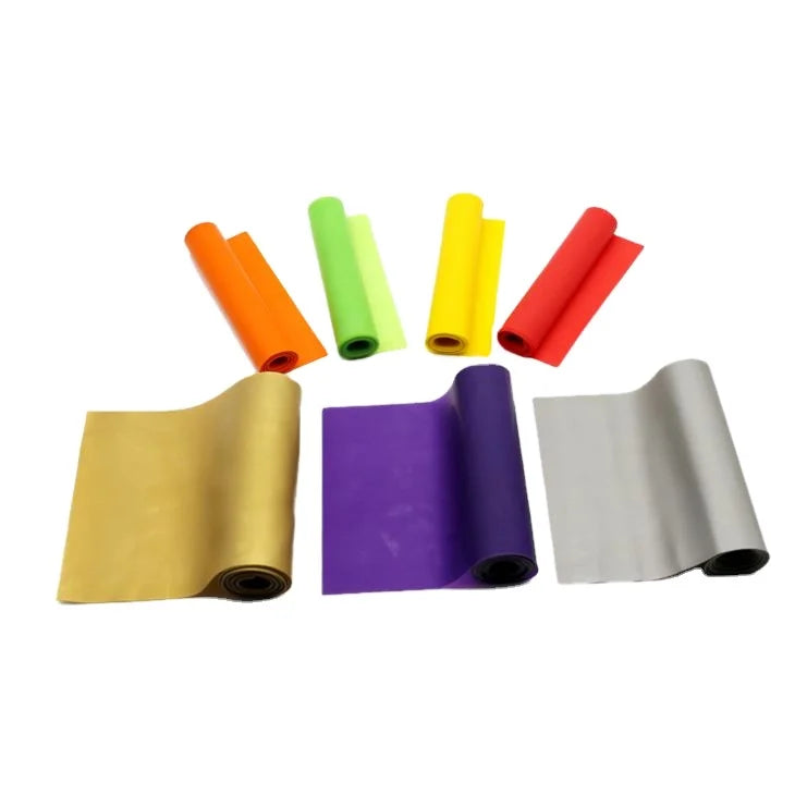 Eco-Friendly Custom Latex Theraband Gym Grips Smooth Edge Resistance Band Exercise Fitness Bodybuilding Bag Massage Carry Bag