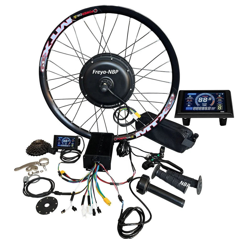 UK 27.5'' 29" MTX Wheel 72V2000W 45A Sine Wave SURRON Throttle Sw900 Color Electric Bike Bicycle Hub Motor Rear Conversion Kits