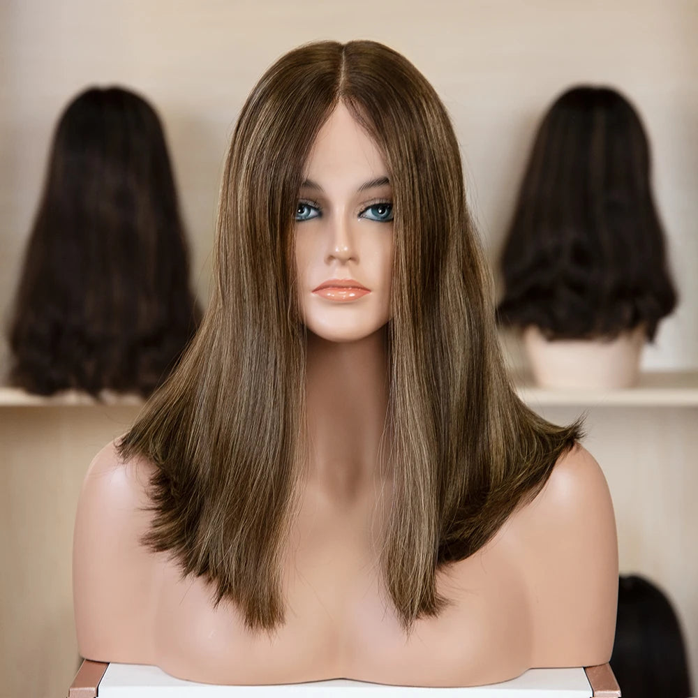 Top Selling Longest Hair Ratio Double Drawn Cuticle Aligned Hair No Shedding No tangle Russian Hair Caucasian Laced Wigs
