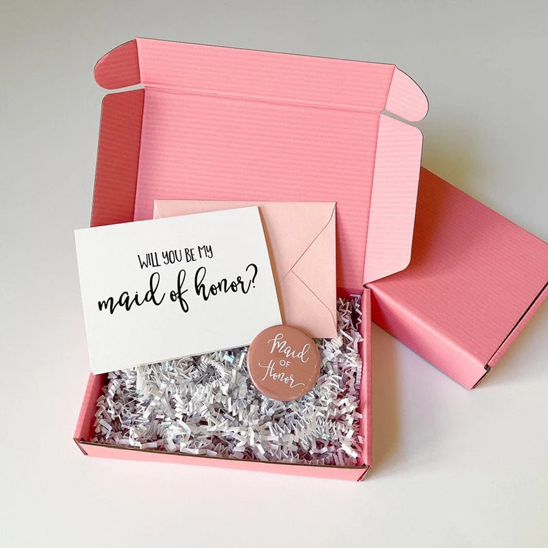 Small Light Pink Custom Printed Cardboard Corrugated Carton Shipping Package for Face and Eye Cream with Sponge Liner