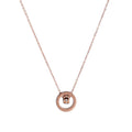 Necklace for Women Roman Numeral Circle Necklace Suitable for Daily LifeRetro Women Necklace with Cubic Zirconia