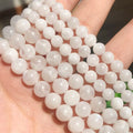 Natural A+ White Moonstone Round Beads 6/8/10mm Loose Stone Beads for Jewelry Making DIY