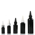 10ml 20ml 30ml 50ml 100ml Round Shoulder Small White Empty Travel Spray Bottle for Skin Care Ink Glue PET PP Screw Cap