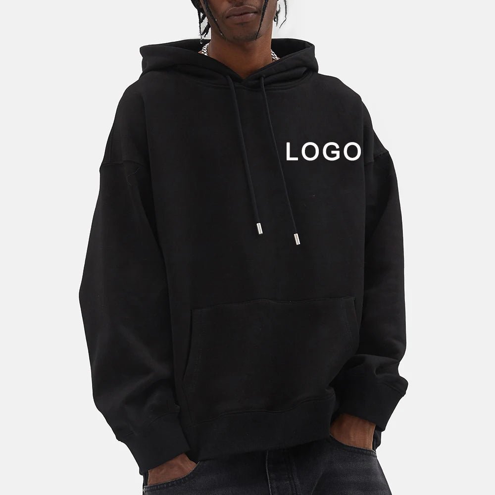 Gym Streetwear Designer Hooded Pullover Sweatshirt Bulk Heavy Fleece Cotton Oversized Unisex Custom Men's Hoody Hoodies