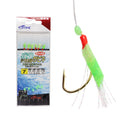Hot Sale High Carbon Steel Sabiki Fishing Hooks 6 Luminous Skin Single Barbed String Hooks Saltwater Fishing