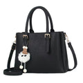 Women's 2024 New Casual Tote Handbags Large Capacity Solid Color Simple and Versatile with Pendant