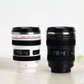 Custom Stainless Steel Camera Lens with Lid Travel Mug American Style Novelty Design Metal Tumbler Cups for Coffee Drinking