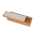 Small Rectangle Wooden Ornament Storage Box with White Sliding Lid for Necklace Jewelry Gifts Souvenirs Packaging