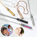 Wholesale Stainless Steel Anti Anxiety Relief Breathing Meditation 528Hz Whistle Necklace