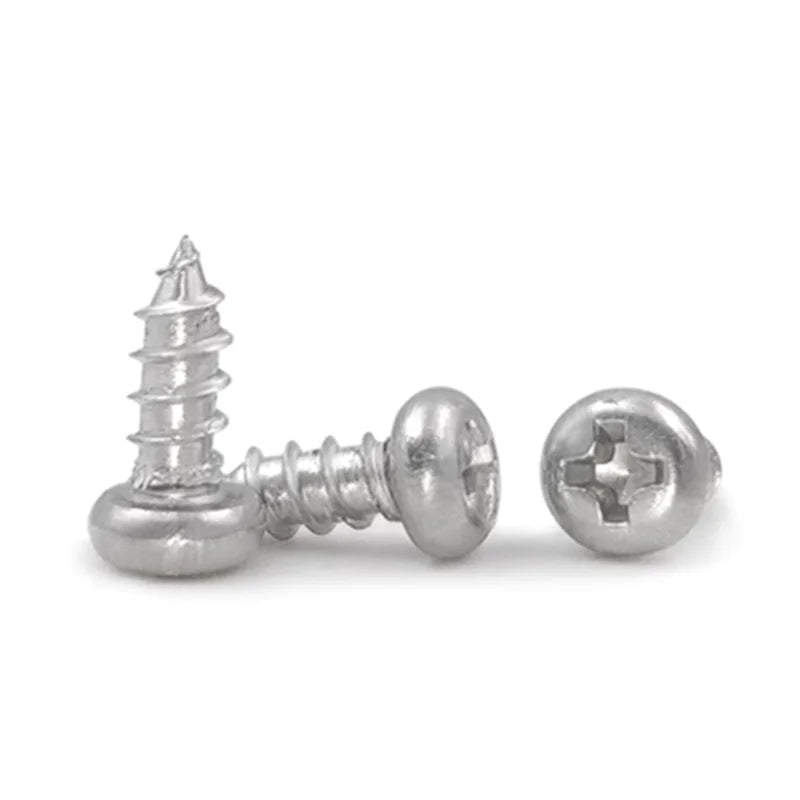 M5 M6 Metric Measurement System 6061 Aluminum Pan Cross Self Tapping Screw