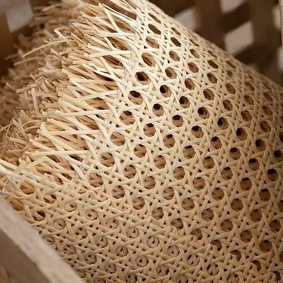 Good Quality Cheap Economic Synthetic Rattan Roll Natural Mesh Furniture Pvc PE Rattan Webbing