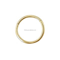 Fine Jewelry 14K Real Gold Nose Ring 8mm 10mm 12mm Body Jewelry for Women Girl Customize Solid Gold